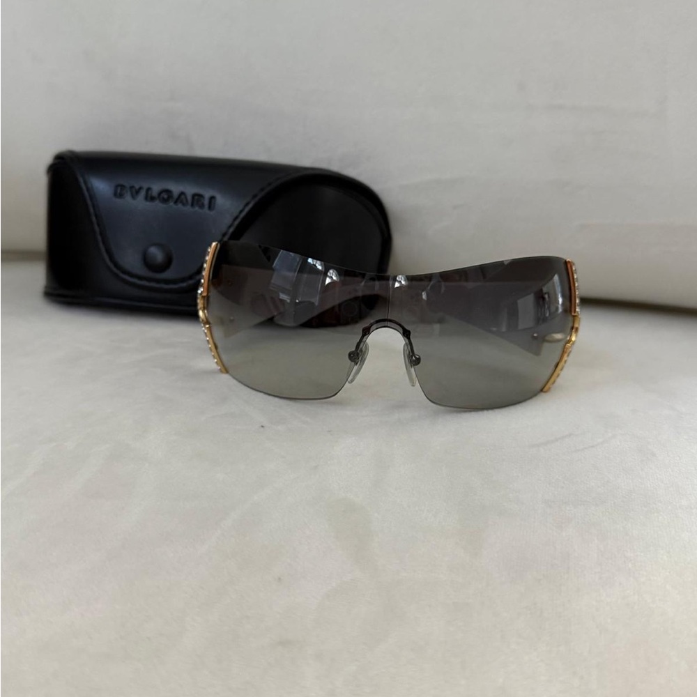 Bulgari Women's Sunglasses - Gold and Black
